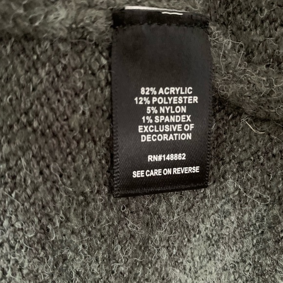 Torrid Cardigan Duster Open Front Gray Long Sweater with Pockets Size 0 L 12 - Picture 7 of 7